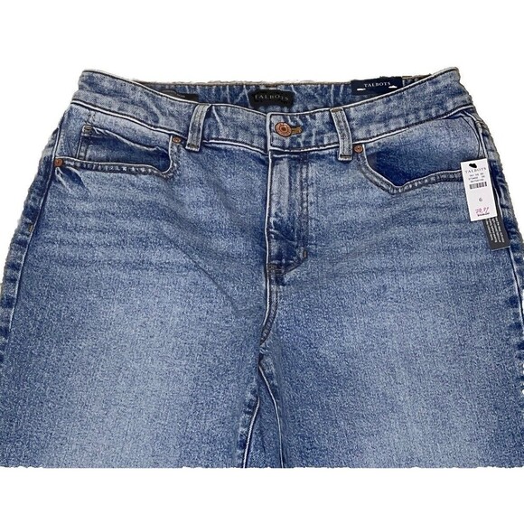 Talbots Women’s High Waist Relaxed Fit Straight Leg Size 6 - Picture 2 of 10